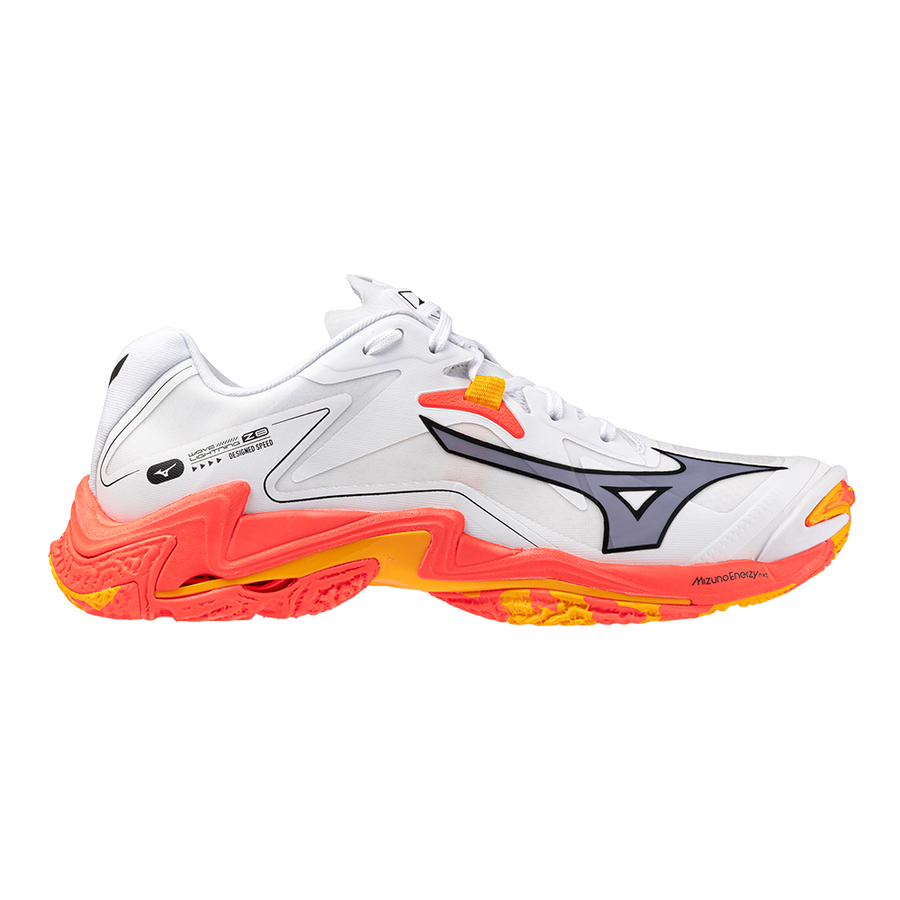 Mizuno WAVE LIGHTNING Z8 White/Fiery Coral 2/Citrus
